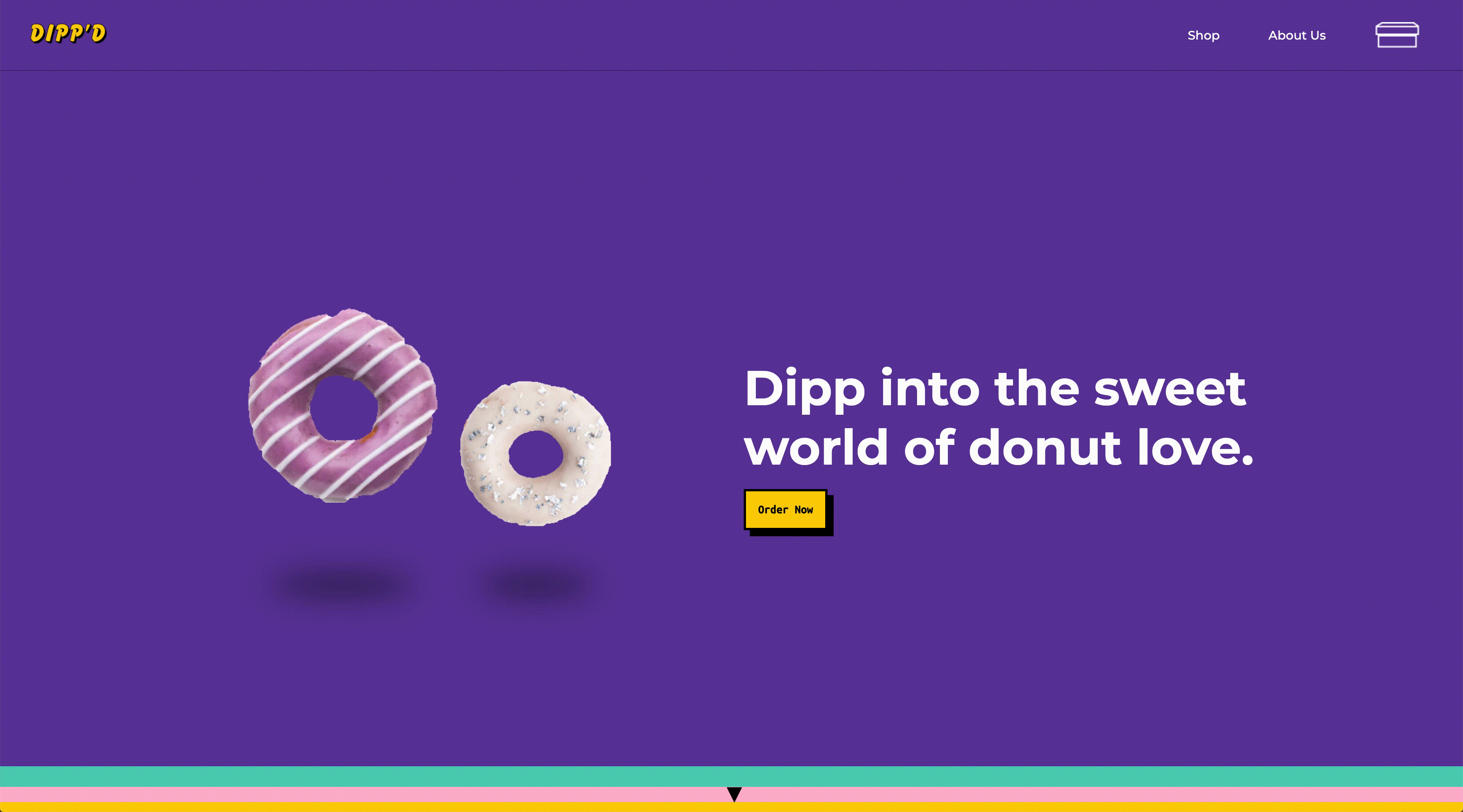 preview thumbnail of the dipp'd website